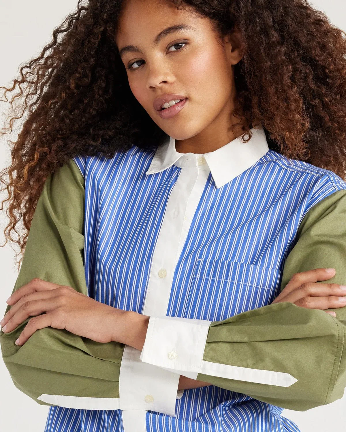 Striped Boyfriend Shirt - Image 3