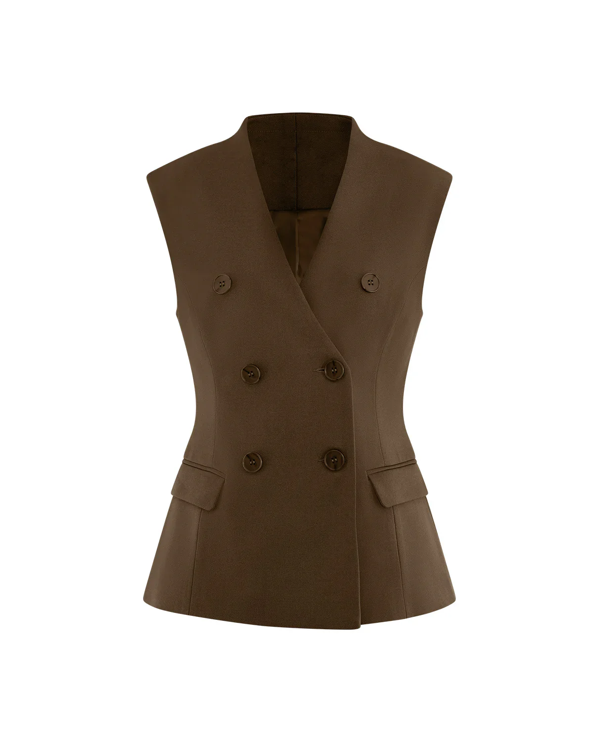 Brown Waist Coat Suit Set - Image 7