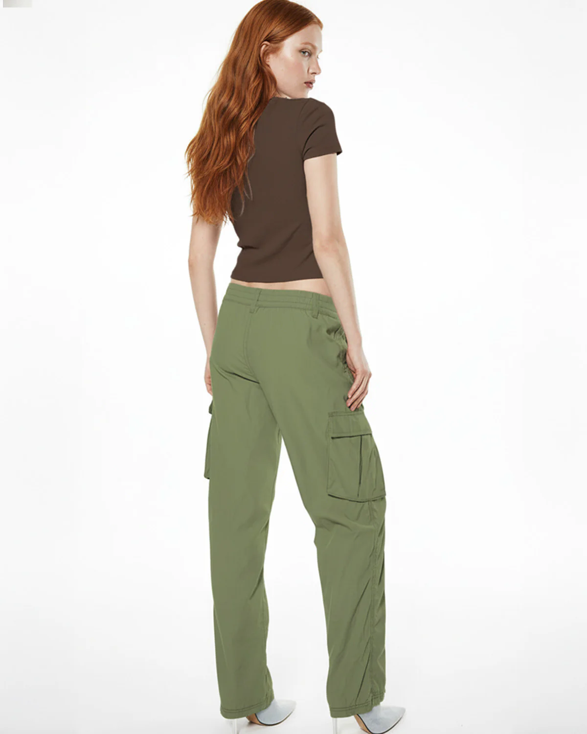 High Rise Wide Leg Cargo - Image 3