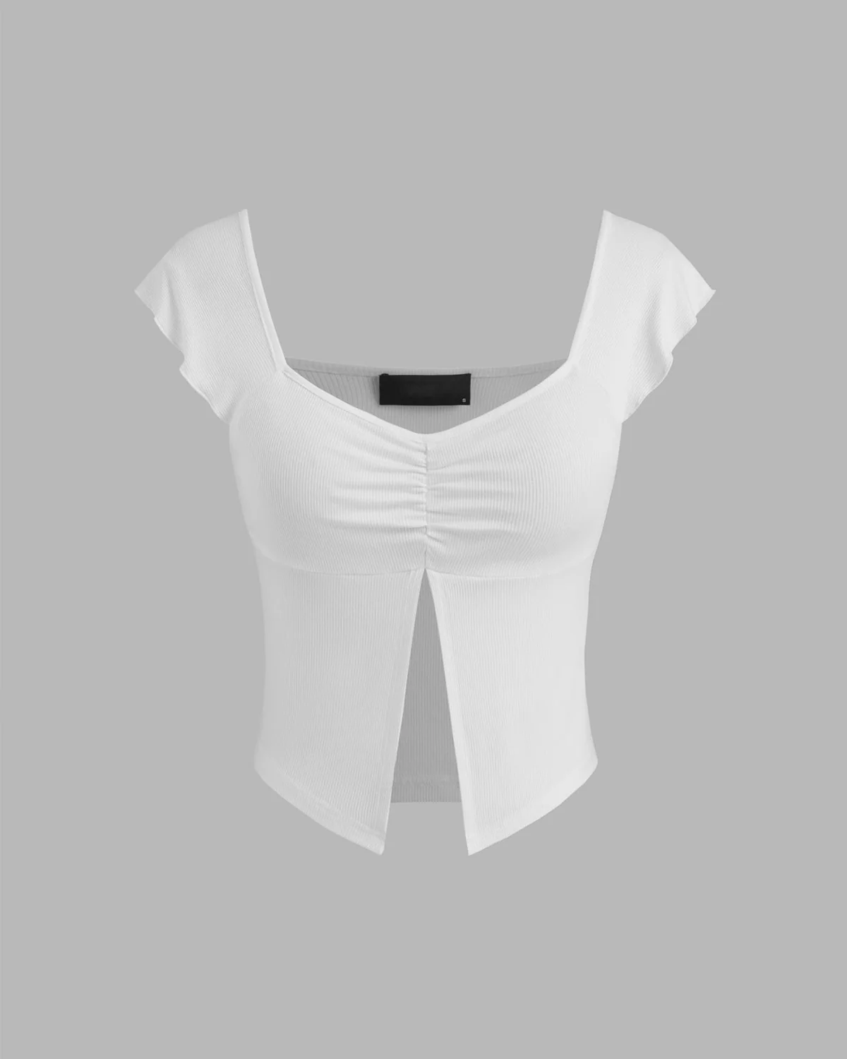 Front Slit Crop Top - Image 4