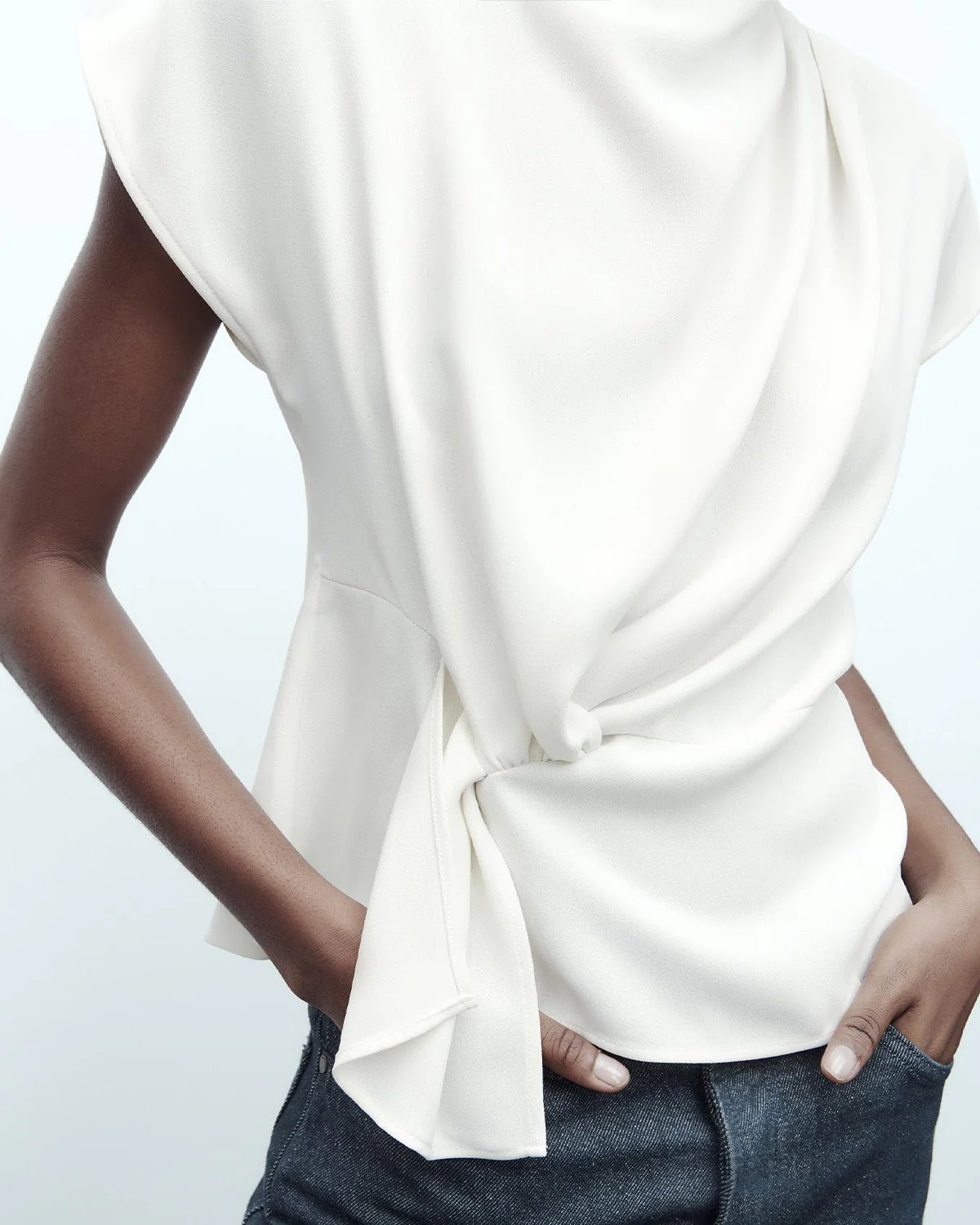 Front Knot Regular Fit Top - Image 4