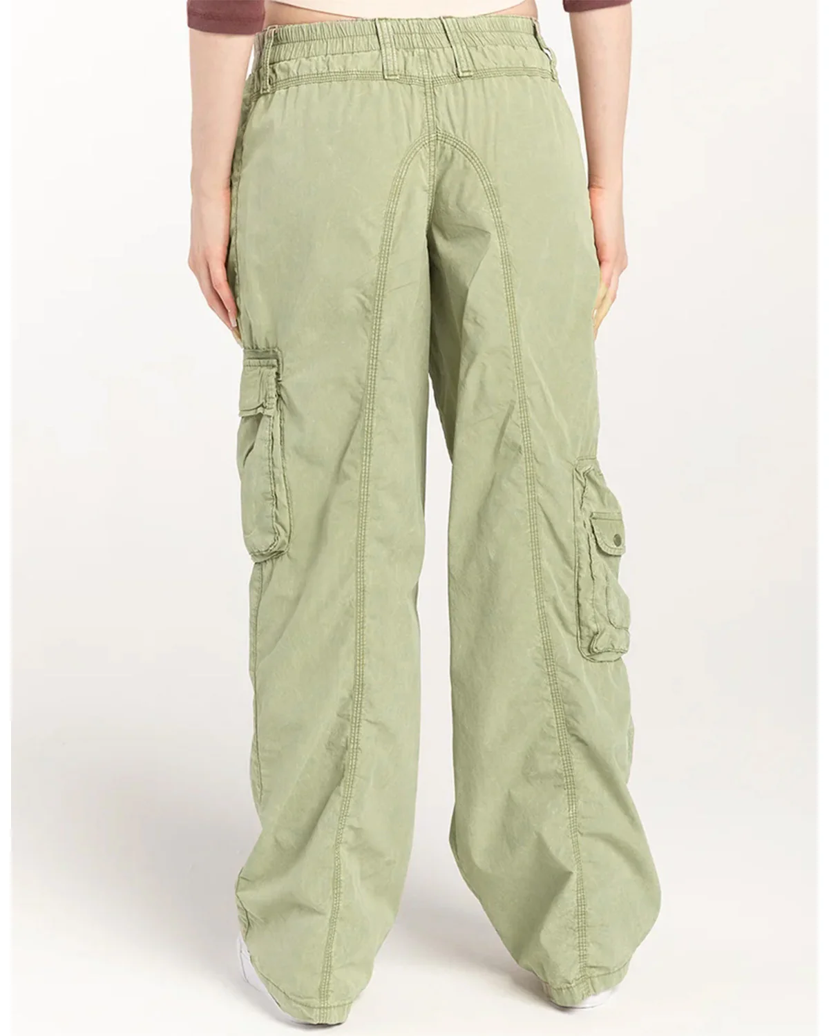 Sage Green Utility Cargo Pants - Image 5