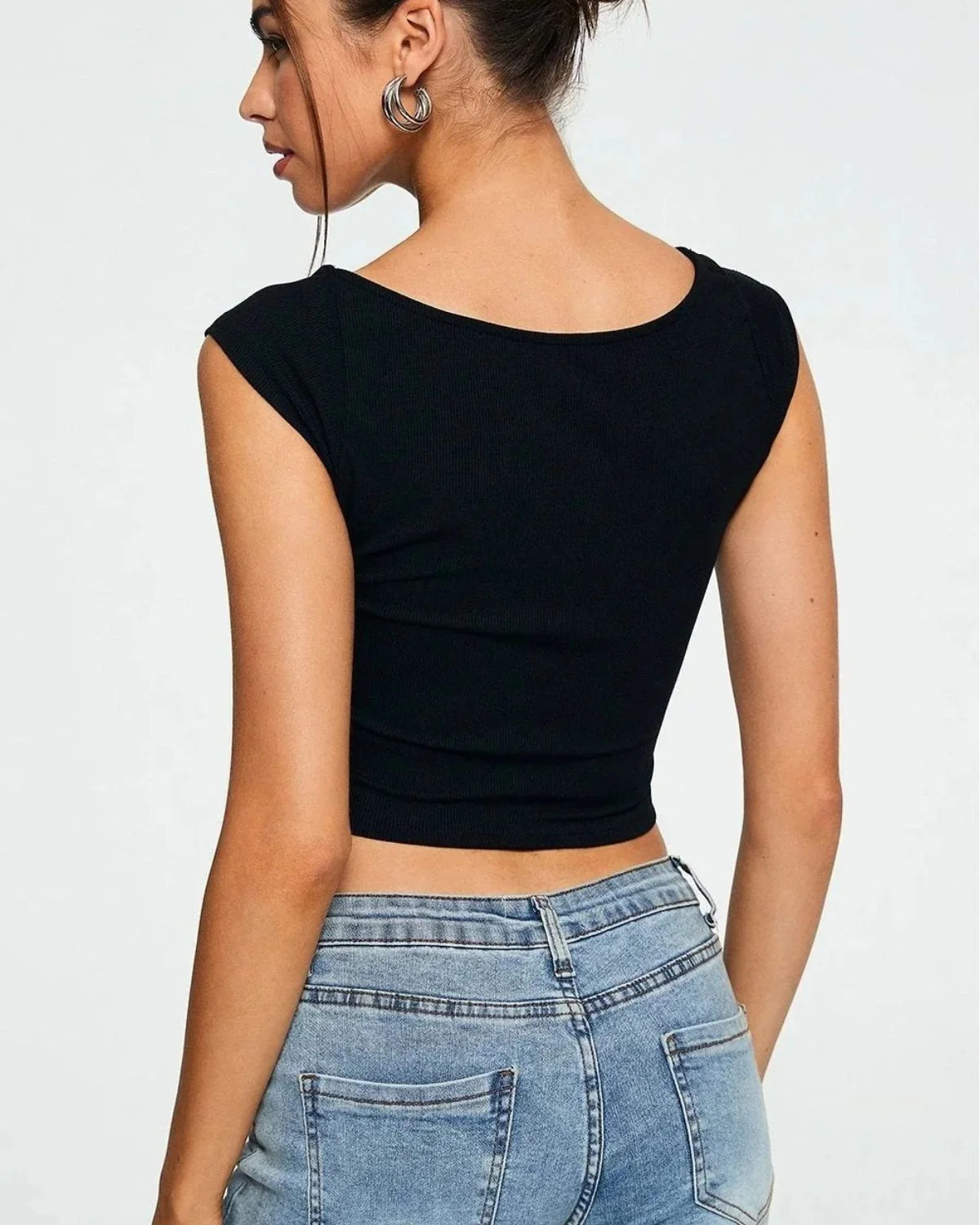 Sweet Heart Neckline Top - Image 3
